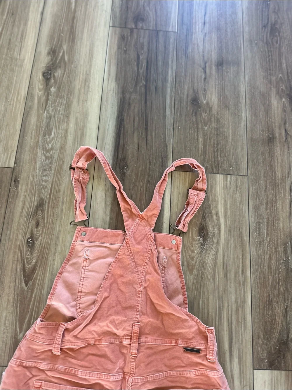 Carve Designs womens Jason Orange Short Overalls size 6